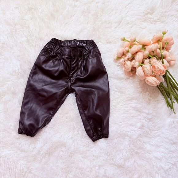 Baby Gap Other - Baby Moto Faux Leather Joggers Mini Streetwear 9-12M Gap